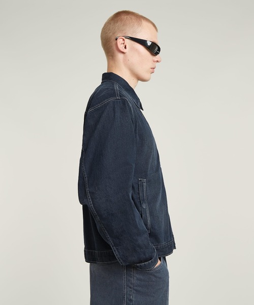 COACH メンズGジャン COACH® Outlet | Signature Denim Hooded Zip Up Jacket