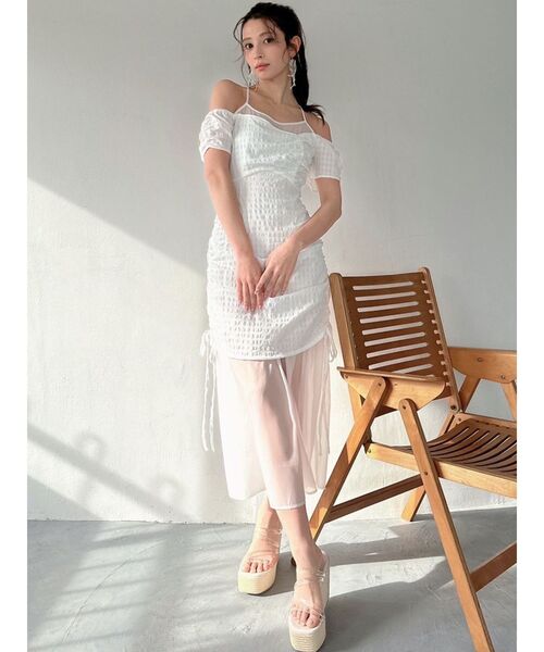 クリアウェッジサンダル　RESEXXY　Mサイズ RESEXXY（リゼクシー） サンダル クリアウェッジサンダル レディース