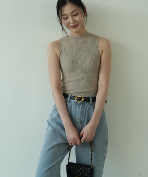 セーター、ノースリーブなど9点セット ニット セーター 「9色展開」一枚でも重ね着でも！季節の変わり目に