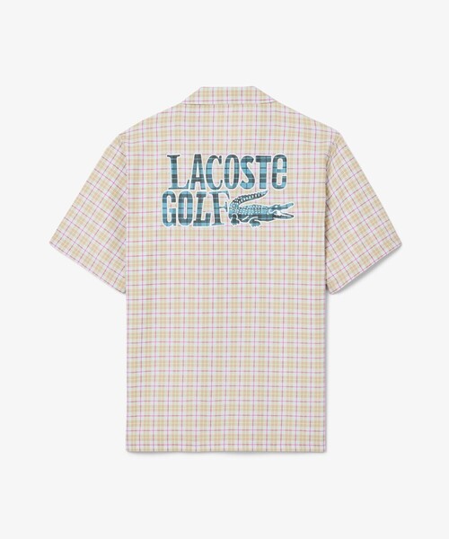 ラコステ　ゴルフ　シャツ LACOSTE（ラコステ） シャツ ラコステゴルフチェックオープンカラー