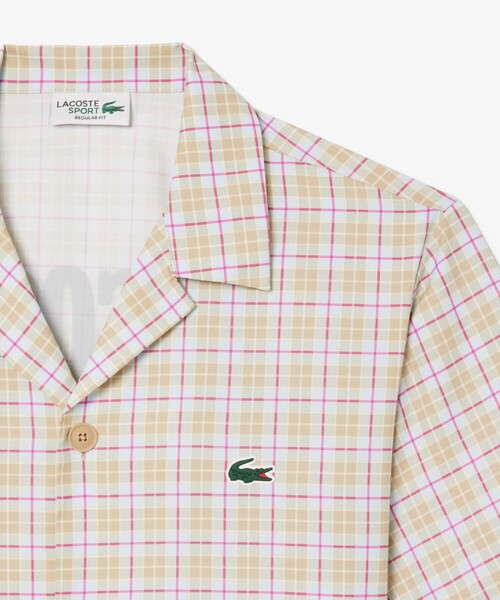 LACOSTE チェックシャツ セール】 チェックジャージシャツ （シャツ・ブラウス