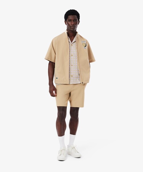 新品、タグ付き ラコステ カジュアルシャツ ラコステ LACOSTE ロンドンストライプオックスフォードシャツ