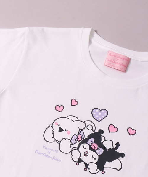 sanrio tシャツ (SK)「sanrio」すこぶる動くウサギ コラボ T