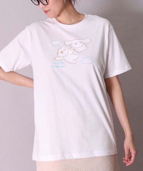 sanrio（サンリオ） tシャツ 半袖 (SK)「sanrio」すこぶる動くウサギ