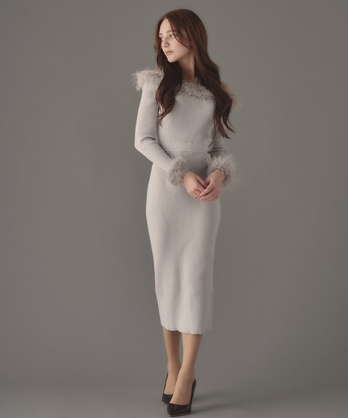 emiriawiz（エミリアウィズ） ニットワンピース SMALL グレー