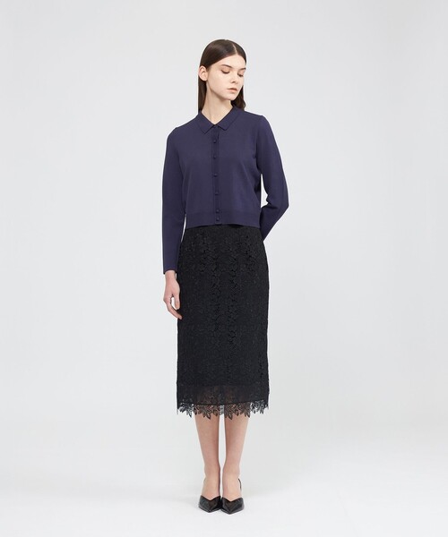 今期 Adonisis アドニシス ケミカルレースタイトスカート 今期