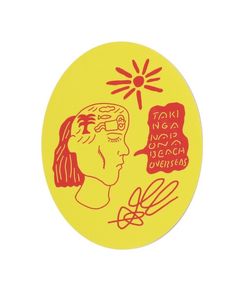 TOKYO CULTUART by BEAMS ステッカー norahi / big sticker 1