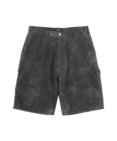 HUF パンツ GARDEN CENTER PIGMENT DYED WORK SHORT / ヘンプ