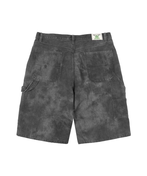 HUF パンツ GARDEN CENTER PIGMENT DYED WORK SHORT / ヘンプ