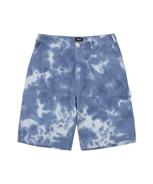 HUF パンツ GARDEN CENTER PIGMENT DYED WORK SHORT メンズ