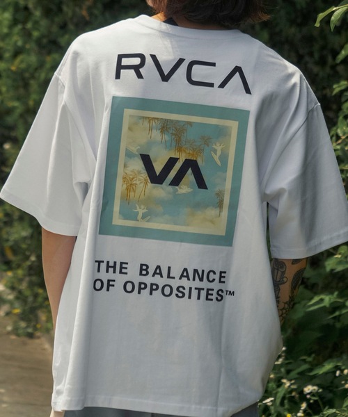 【RVCA】バックプリント ロゴ Tシャツ ★トレンドアイテム♪ RVCA】バックプリント ロゴ Tシャツ ☆トレンドアイテム♪ (RVCA