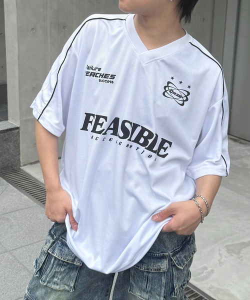 tシャツ 25SS Vネックゲームシャツ ユニフォームライク ドロスト