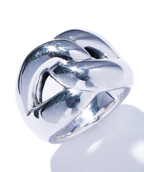 指輪 リング 「IRIS 47」blow 2chain ring/ブロウ 2チェーン リング レディースの画像