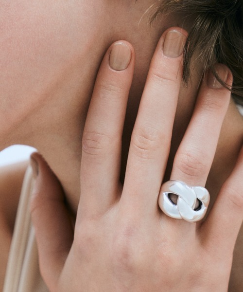指輪 リング 「IRIS 47」blow 2chain ring/ブロウ 2チェーン リング レディースの画像