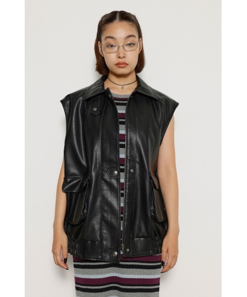 LAGUA GEM（ラグアジェム） ベスト FREE ブラウン レディース