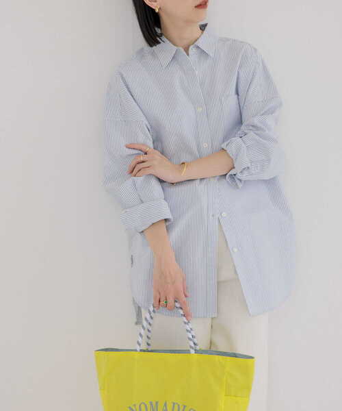 「URBAN RESEARCH」 長袖シャツ FREE ブルー レディース