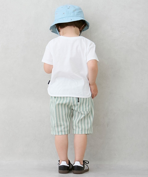petit main ハーフパンツ パンツ 総柄ハーフパンツ キッズ 子供服 