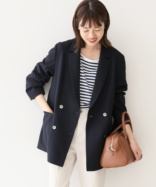 SLOBE IENA / スローブイエナ | 2023SS | リネン混テーラード