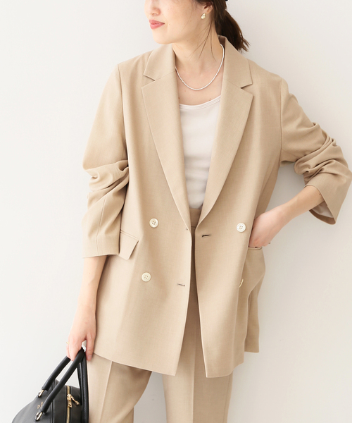 SLOBE IENA（スローブイエナ） テーラードジャケット 38 ベージュ