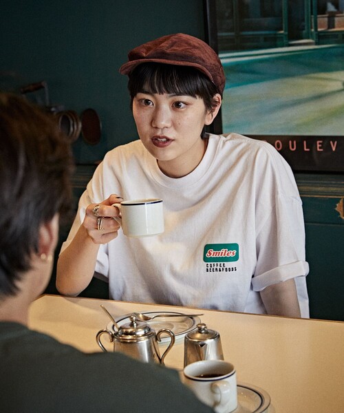 「FREAK'S STORE」 半袖Tシャツ LARGE オフホワイト メンズ
