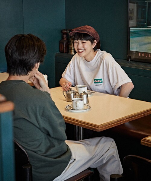 「FREAK'S STORE」 半袖Tシャツ LARGE オフホワイト メンズ