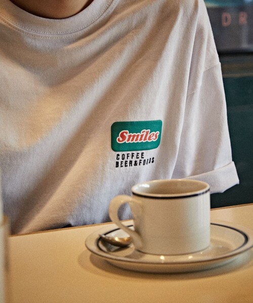 「FREAK'S STORE」 半袖Tシャツ LARGE オフホワイト メンズ
