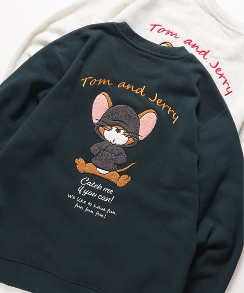 トムとジェリー 裏起毛 海外 アニメ キャラクター ムービー スウェット フード Tom and Jerry トムとジェリー 裏起毛 トレーナー メンズ 暖かい