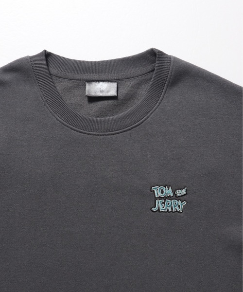 トレーナー スウェット 「TOM ＆ JERRY/トムとジェリー」裏起毛サガラ