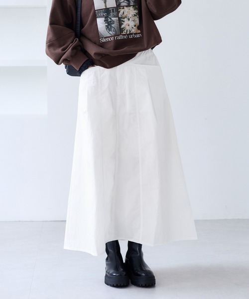 VIS（ビス） スカート ウエスト切替デザインフレアスカート : ZOZOTOWN