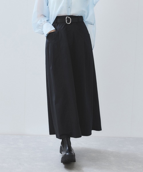 VIS（ビス） スカート ウエスト切替デザインフレアスカート : ZOZOTOWN