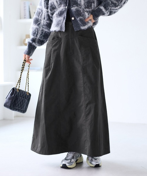 VIS（ビス） スカート ウエスト切替デザインフレアスカート : ZOZOTOWN