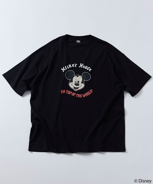 「FREAK'S STORE」 長袖Tシャツ「Disneyコラボ」 SMALL グレー メンズ