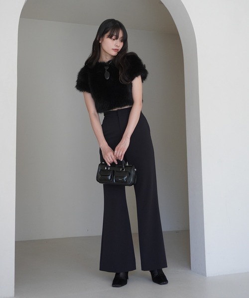 EIMY ISTOIRE（エイミーイストワール） パンツ ハイウエストフレア