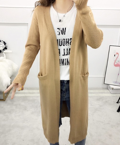 cammie カーディガン ロングニットカーディガン レディース : ZOZOTOWN