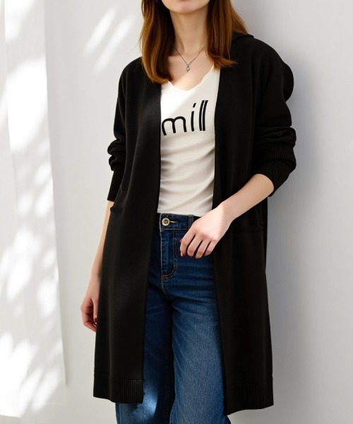 cammie カーディガン ロングニットカーディガン レディース : ZOZOTOWN