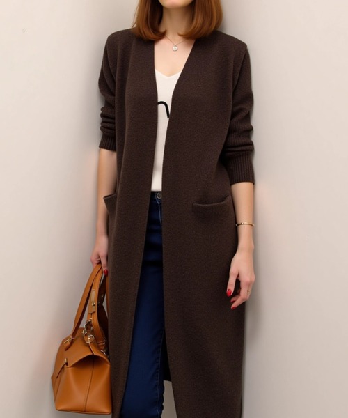 cammie カーディガン ロングニットカーディガン レディース : ZOZOTOWN
