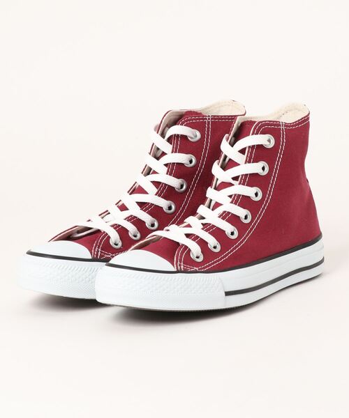 「CONVERSE」 ハイカットスニーカー 24.5cm ブラック レディース
