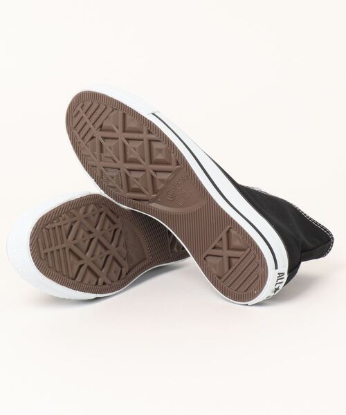 「CONVERSE」 ハイカットスニーカー 24.5cm ブラック レディース