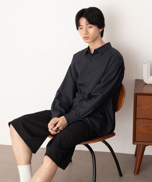 LUCY（ルーシー） シャツ LUCY/ルーズシルエットボックスシャツ メンズ