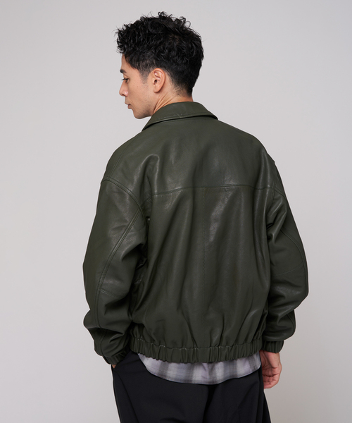 EDIFICE 革ジャン A2 LEATHER SHORT BZ エディフィス EDIFICE 《再》A2 レザーショートブルゾン