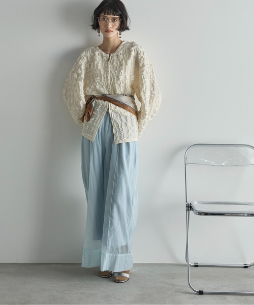 「THE YOn」 ジップアップブルゾン FREE ブラック レディース_画像5