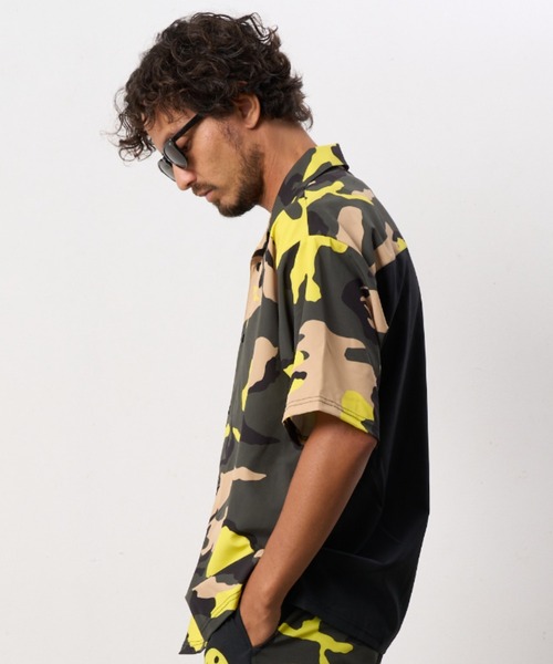 「STUD MUFFIN」 半袖シャツ 2 ブラック メンズ_画像4