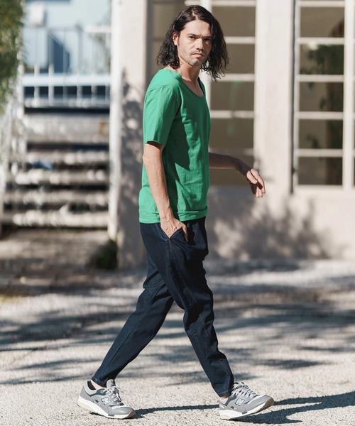 CAMBIO（カンビオ） 加工デニムパンツ M ワンウォッシュ メンズ