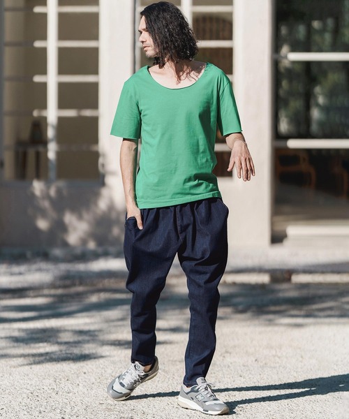 メンズ　CAMBIO カンビオ　デニムパンツ　ワンウォッシュ　M CAMBIO（カンビオ） 加工デニムパンツ M ワンウォッシュ メンズ