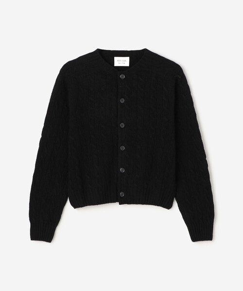 トップス MORRIS&SONS CABLE CREW NECK CARDIGAN 24 Morris & Sons（モリスアンドサンズ） カーディガン MORRIS ＆ SONS