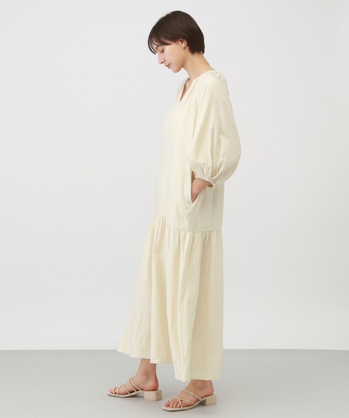 「A part by」 半袖ワンピース FREE アイボリー レディース_画像4