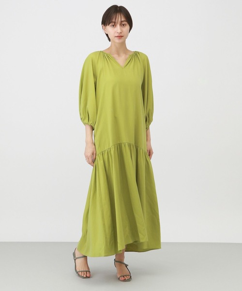 「A part by」 半袖ワンピース FREE アイボリー レディース_画像9