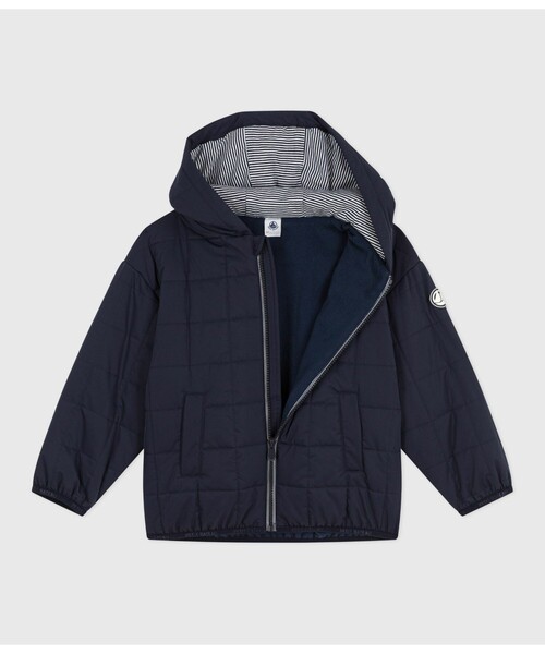 PETIT BATEAU（プチバトー） ダウン アウター 中綿入りフード