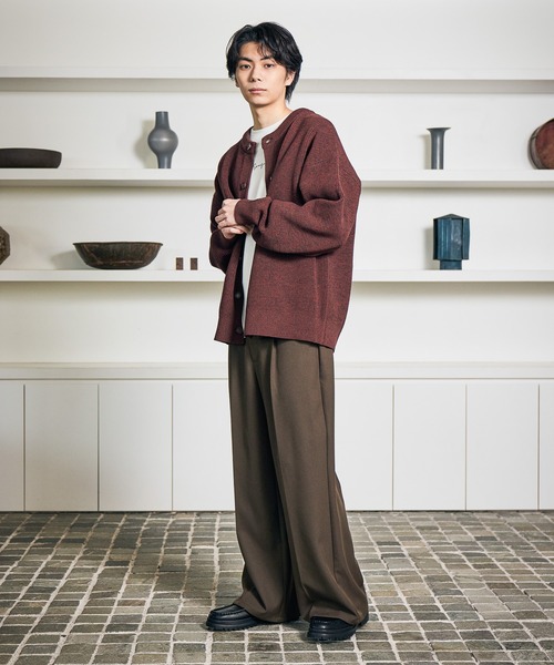 LAKOLE（ラコレ） パンツ 「セットアップ可」STR/PEバギーパンツ