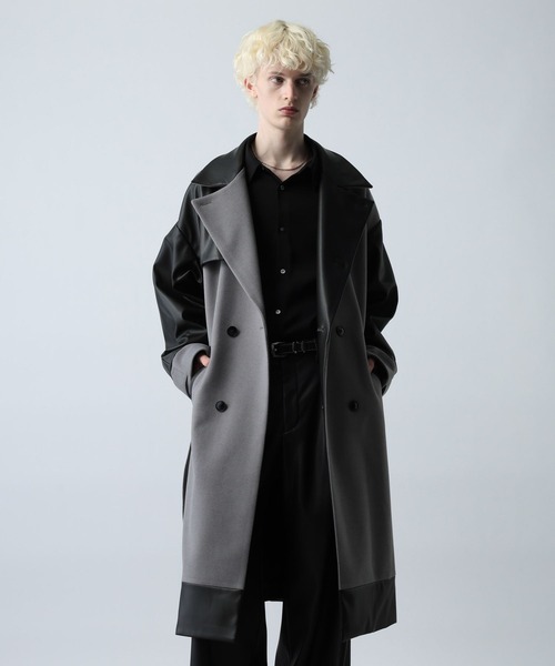 HARE トレンチコート コート ウーリーテックキリカエトレンチ